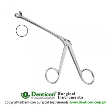 Hartmann Nasal Cutting Forcep (Conchotome) Fig. 3 Stainless Steel, 12 cm - 4 3/4" Diameter 9.0 mm Ø
